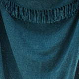 Textured Chenille Cosy Soft Woven Throw – Teal – 130cm x 180cm - Chenille Throw In Teal 130 X 180Cm 5