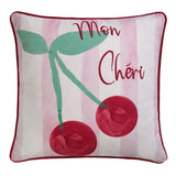Cherry Outdoor Garden Filled Cushion 43 x 43cm - Pink - Cherry Outdoor Cushion In Pink 43 X 43Cm 2