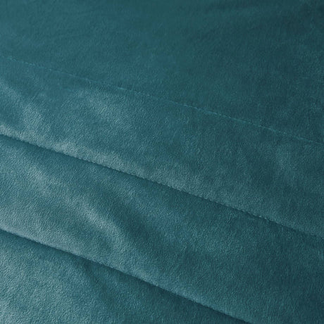 Laurence Llewelyn-Bowen Chic Velvet Bedspread 220cm x 150cm - Chic Bedspread In Teal 150 X 220Cm 2