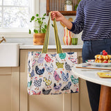 Ulster Weavers Chick Chicken Farm and Dining Medium Shoulder Bag - Chick Chicken Canvas Shoulder Bag In Yellow 2