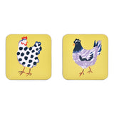 Ulster Weavers Chick Chicken Farm and Dining Coasters 4 Pack