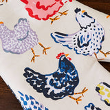 Ulster Weavers Chick Chicken Farm and Dining Gauntlet Oven Glove - Chick Chicken Gauntlet Oven Glove In Yellow 4