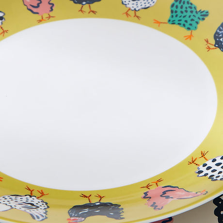 Ulster Weavers Chick Chicken Farm and Dining Porcelain Dinner Plate - Chick Chicken Porcelain Dinner Plate In Yellow 5