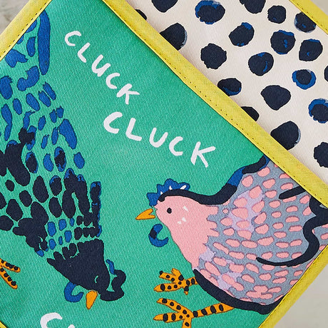 Ulster Weavers Chick Chicken Farm and Dining Pot Mitt - Chick Chicken Pot Mitt In Yellow 4