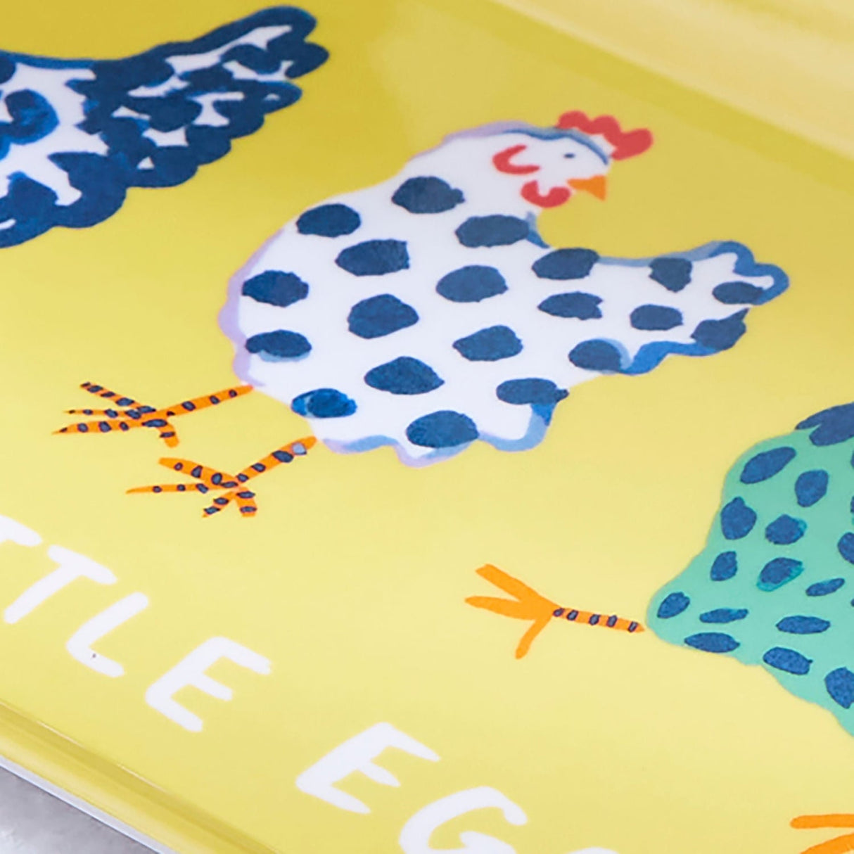 Ulster Weavers Chick Chicken Farm and Dining Large Scatter Tray - Chick Chicken Small Serving Tray In Yellow 4