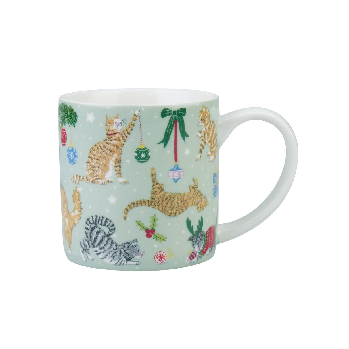 Ulster Weavers Christmas Cats Bone China Mug