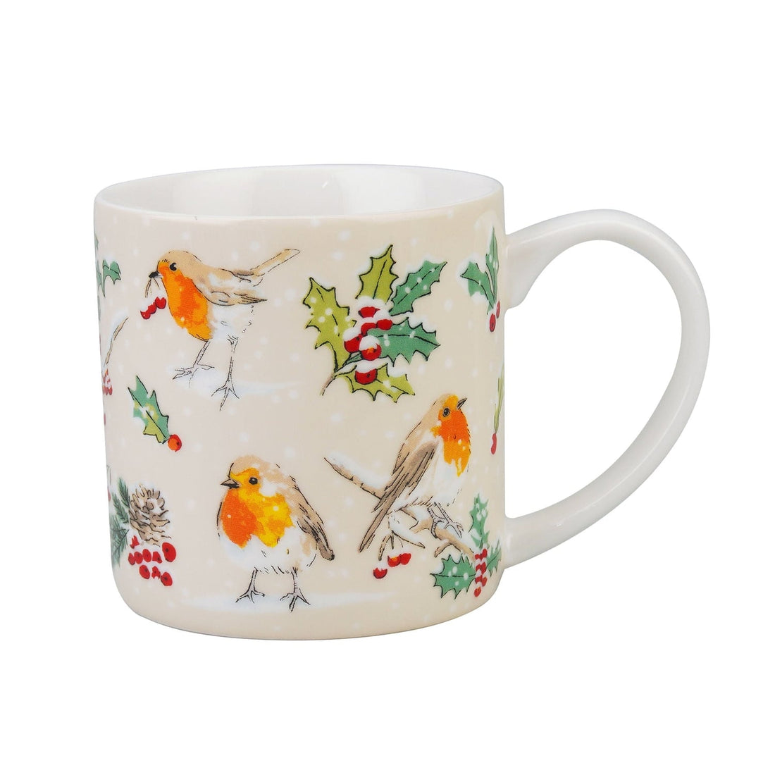 Ulster Weavers Christmas Robins Accessories Bone China Mug
