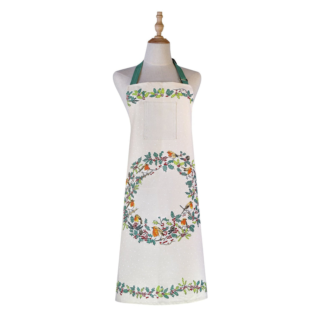 Ulster Weavers Christmas Robins Accessories Apron 100% Cotton