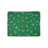Ulster Weavers Christmas Robins Cotton Accessories Placemat 2 Pack - Christmas Robins Cotton Placemats 2 Pack In Green 3