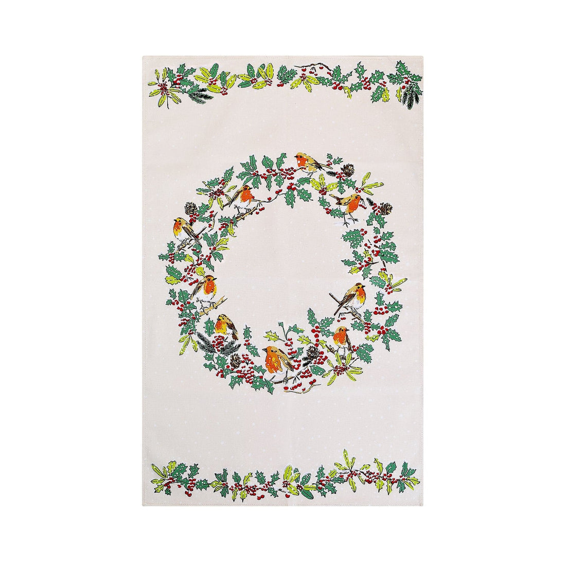 Ulster Weavers Christmas Robins Accessories 100% Cotton Tea Towel