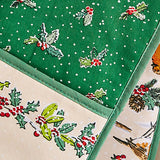 Ulster Weavers Christmas Robins Cotton Accessories Double Oven Glove - Christmas Robins Double Oven Glove In Green 4