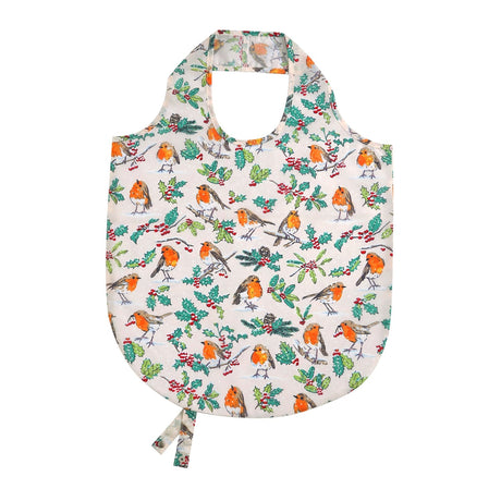 Ulster Weavers Christmas Robins Accessories Foldable Tote Bag