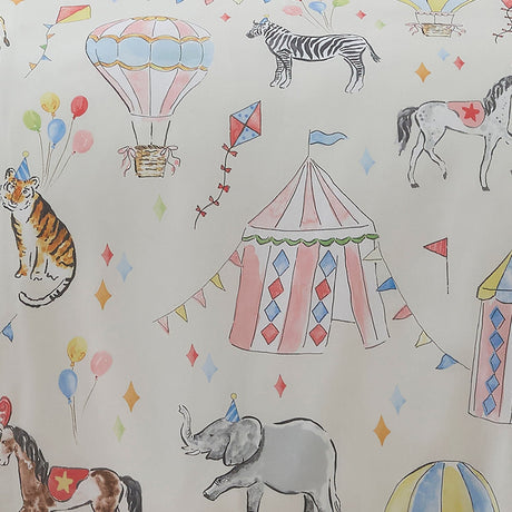 Circus Time Kids Microfibre Duvet Cover Set - Multi - Circus Time Duvet Cover Set In Multicolour 3