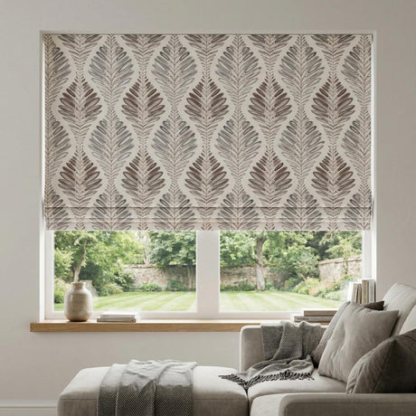 Clarion Made to Measure Roman Blind Brown