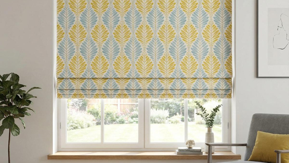 Clarion Made to Measure Roman Blind Duck Egg