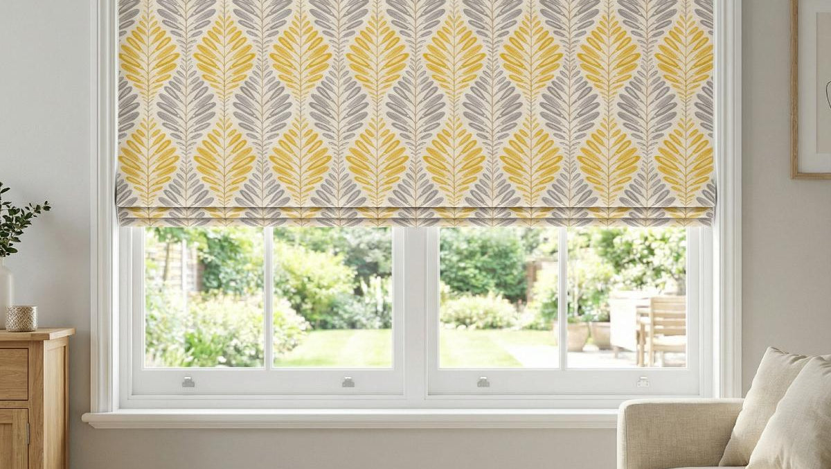 Clarion Made to Measure Roman Blind Ochre