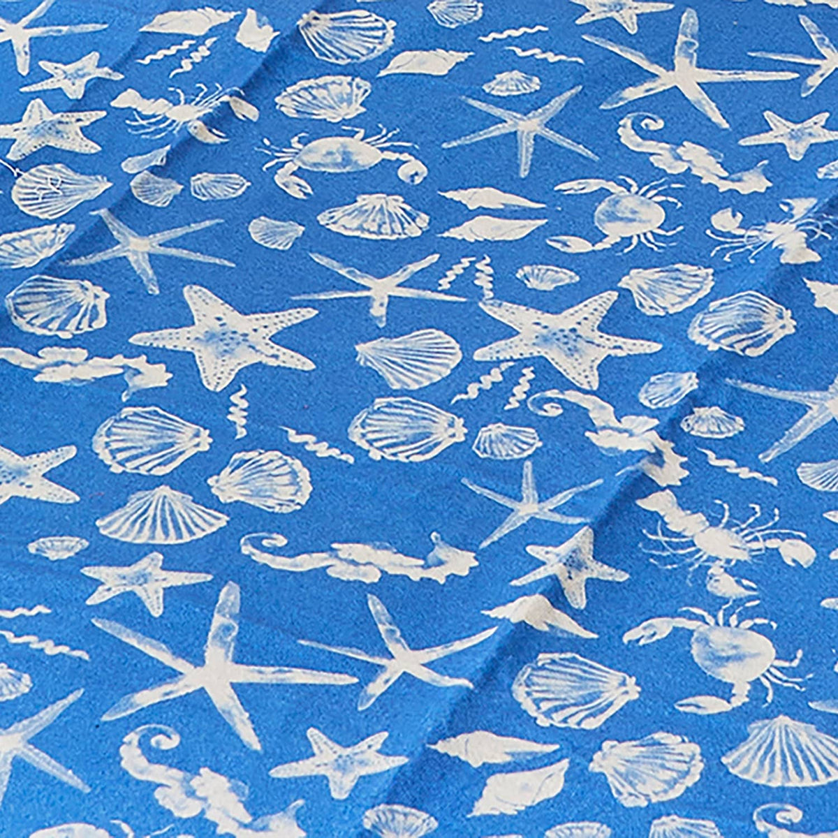 Coastal Bay Picnic Blanket Waterproof Outdoor Rug - Coastal Bay Picnic Blanket In Blue 135 X 150Cm 4