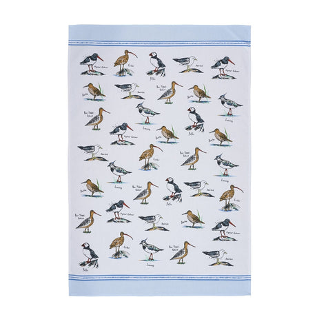 Ulster Weavers Coastal Birds Blue 100% Cotton Tea Towel