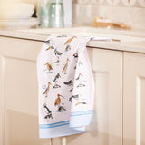 Ulster Weavers Coastal Birds Blue 100% Cotton Tea Towel - Coastal Birds Cotton Tea Towel In Blue 2