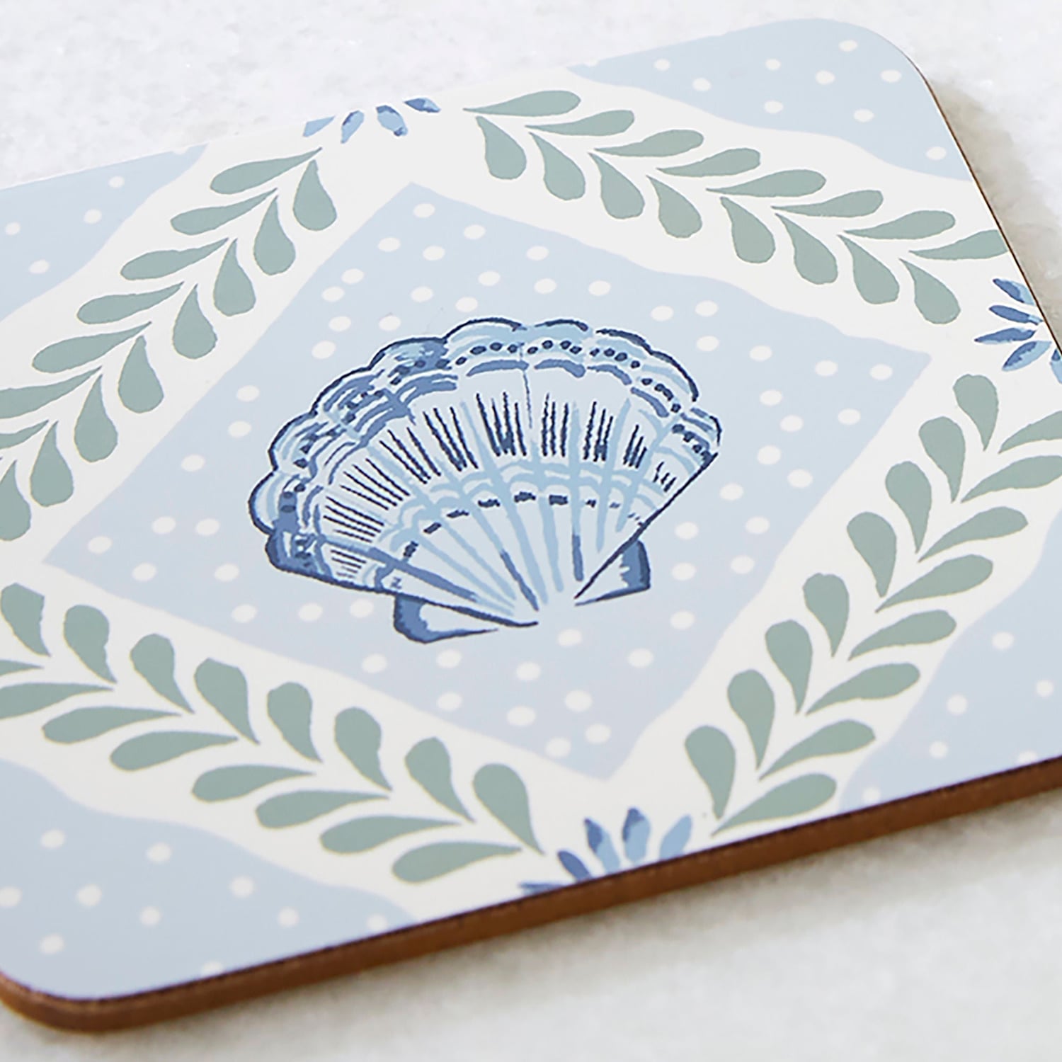 Ulster Weavers Coastal Treasures Coasters 4 Pack - Coastal Treasures Coasters 4 Pack In Blue 5