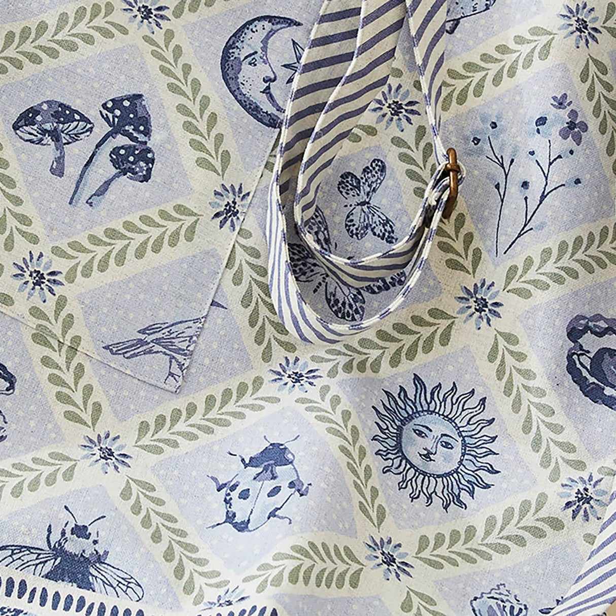 Ulster Weavers Coastal Treasures Cotton Apron - Coastal Treasures Cotton Apron In Blue 4