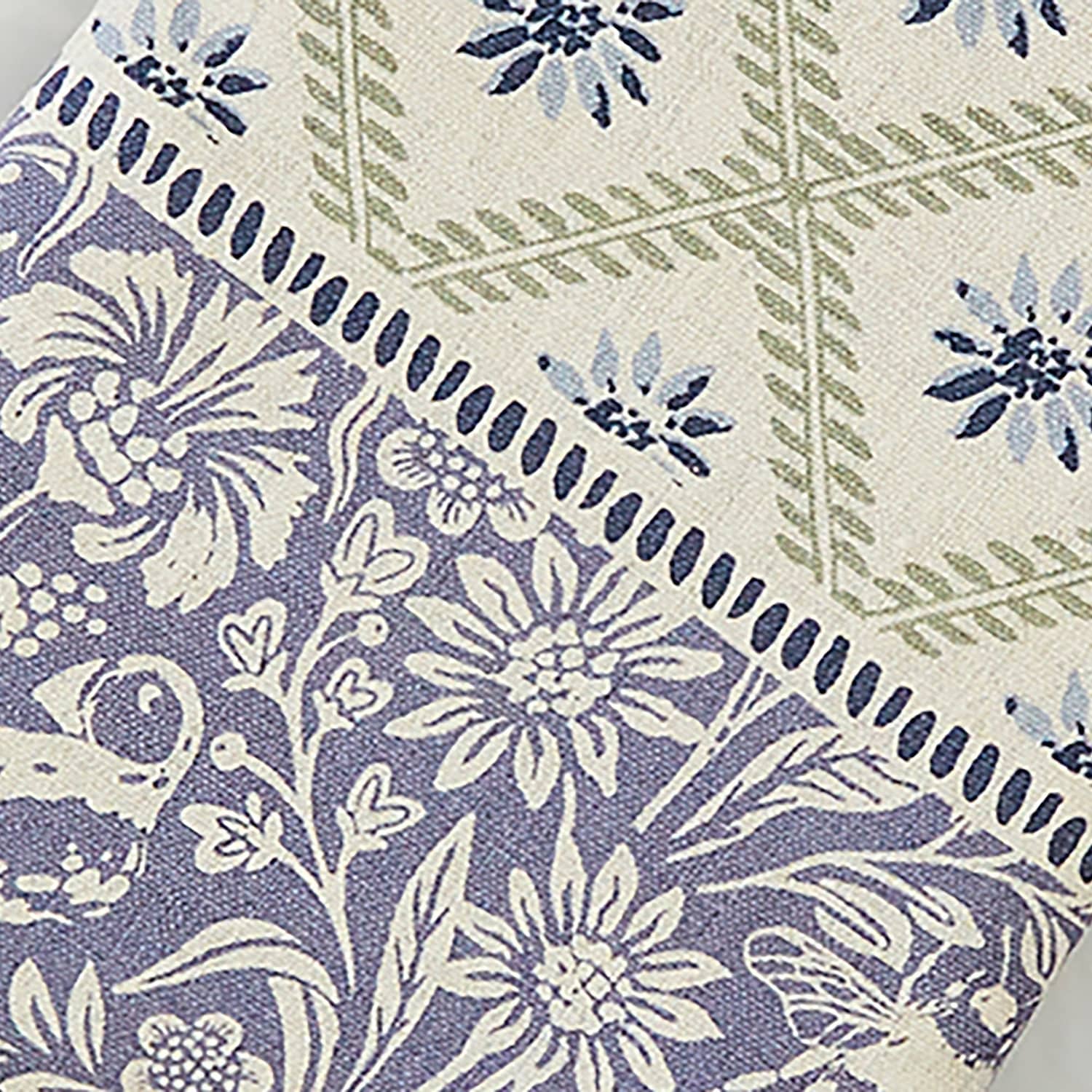Ulster Weavers Coastal Treasures Cotton Gauntlet Oven Glove - Coastal Treasures Gauntlet Oven Glove In Blue 4