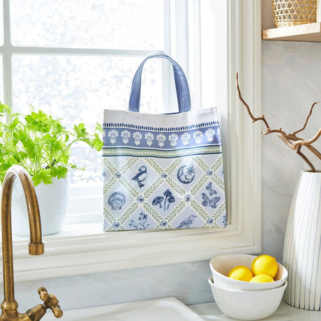 Ulster Weavers Coastal Treasures Small Shoulder Bag - Coastal Treasures Pvc Bag Small In Blue 2