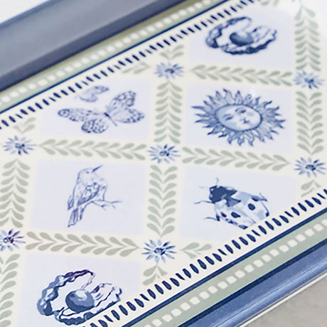 Ulster Weavers Coastal Treasures Large Scatter Tray - Coastal Treasures Small Serving Tray In Blue 4