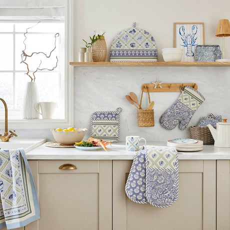 Ulster Weavers Coastal Treasures Cotton Tea Cosy - Coastal Treasures Tea Cosy In Blue 3