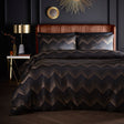 Laurence Llewelyn-Bowen Cocktail Microfibre Duvet Cover Set - Black