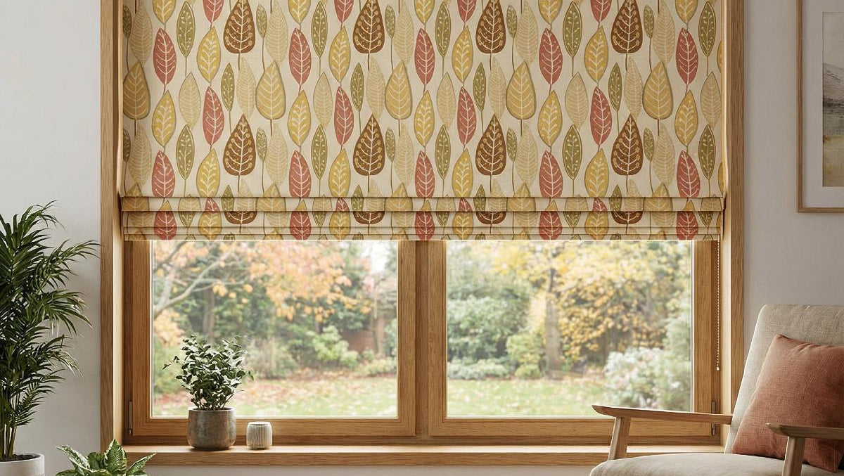 Coco Made to Measure Roman Blind Autumn