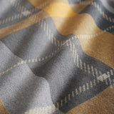 Colville Check Brushed Cotton Flannelette Duvet Cover Set - Ochre - Colville Check Duvet Cover Set In Ochre 3