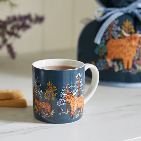 Ulster Weavers Connie Cow Bone China Mug - Connie The Cow Bone China Mug In Navy 2