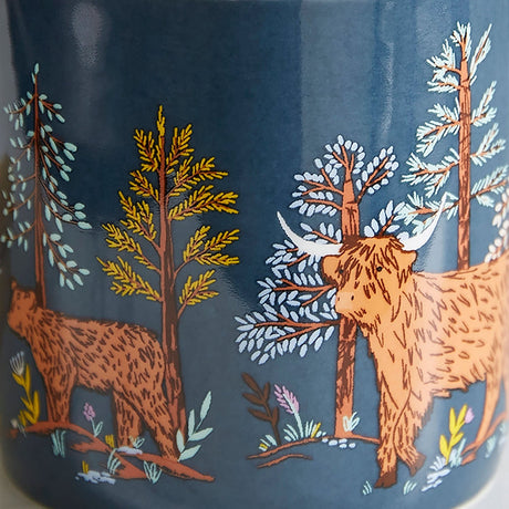 Ulster Weavers Connie Cow Bone China Mug - Connie The Cow Bone China Mug In Navy 3