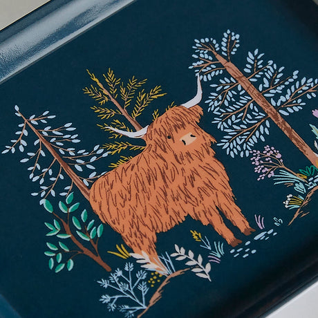 Ulster Weavers Connie Cow Scatter Tray - Connie The Cow Scatter Tray In Navy 3