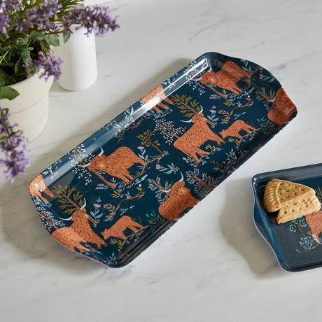 Ulster Weavers Connie Cow Small Tray - Connie The Cow Small Serving Tray In Navy 2