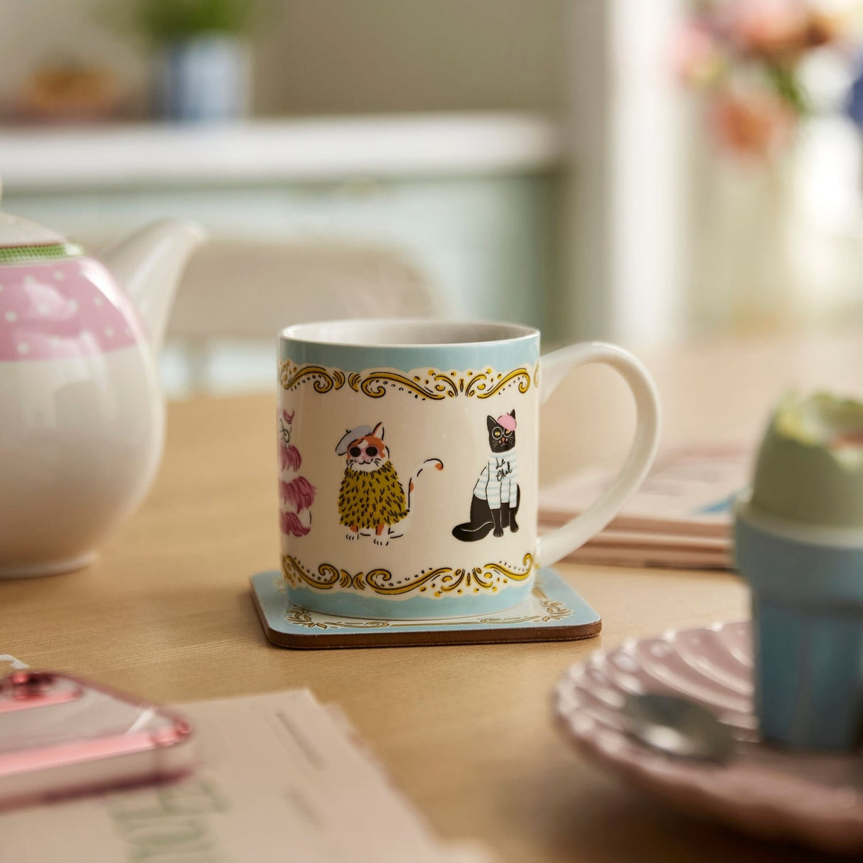 Ulster Weavers Cool Cats Bone China Mug - Cool Cats Bone China Mug In Multicolour 2