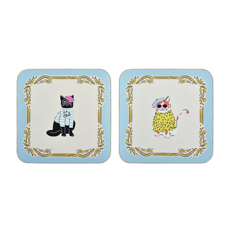 Ulster Weavers Cool Cats Coasters 4 Pack