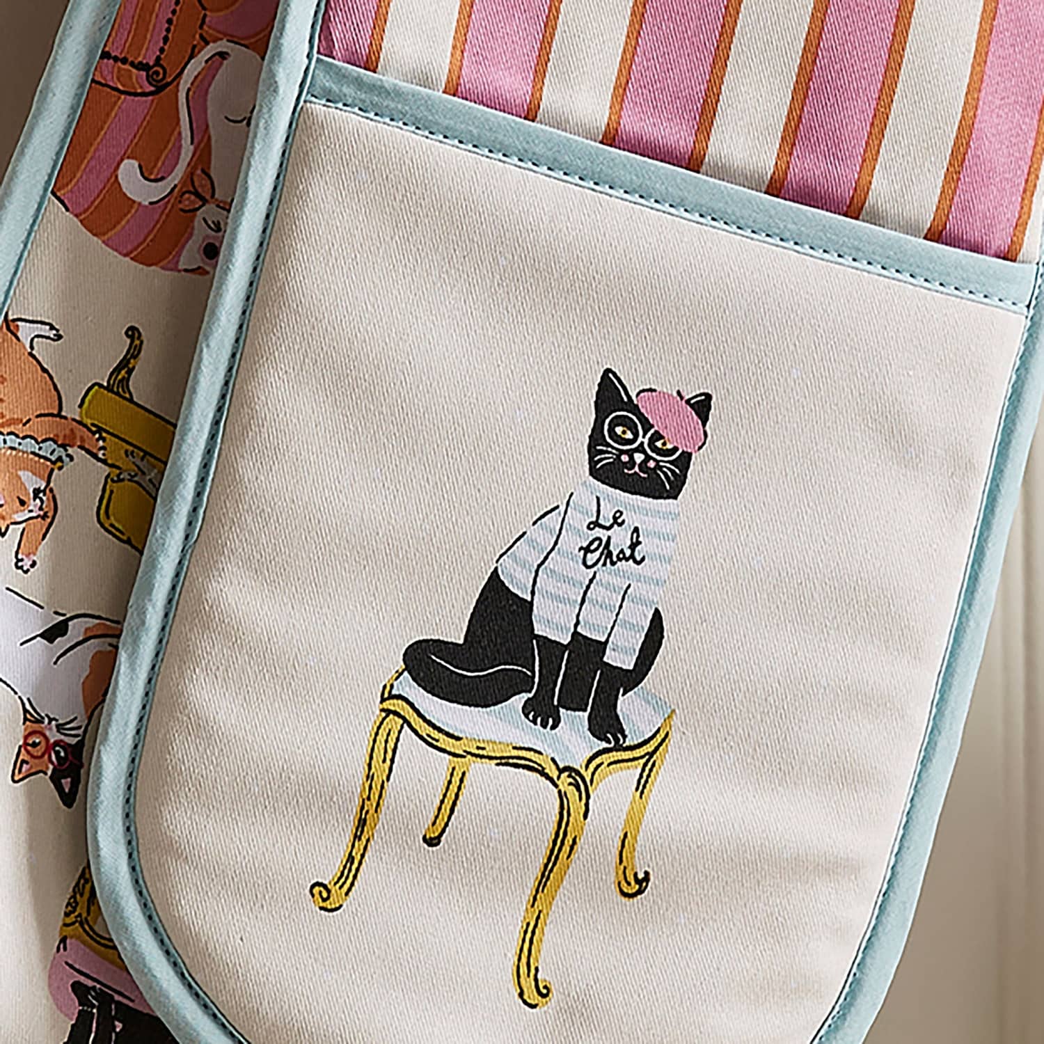 Ulster Weavers Cool Cats Double Oven Glove - Cool Cats Double Oven Glove In Multicolour 3