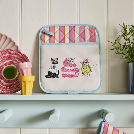 Ulster Weavers Cool Cats Pot Mitt - Cool Cats Pot Mitt In Multicolour 2