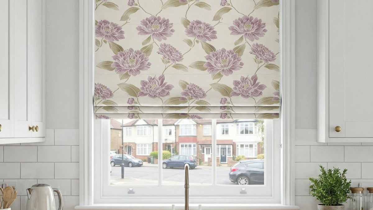Corsica Made to Measure Roman Blind Mauve
