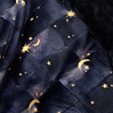 Cosmic Star Cosy Microfibre Duvet Cover Set Navy - Cosmic Star Duvet Cover Set In Navy 3
