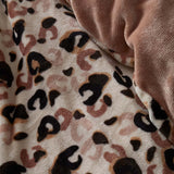 Cosy Leopard Microfibre Duvet Cover Set - Natural - Cosy Leopard Duvet Cover Set In Natural 3