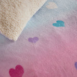 Cosy Ombre Heart Kids Duvet Cover Set - Cosy Ombre Heart Duvet Cover Set In Multicolour 3