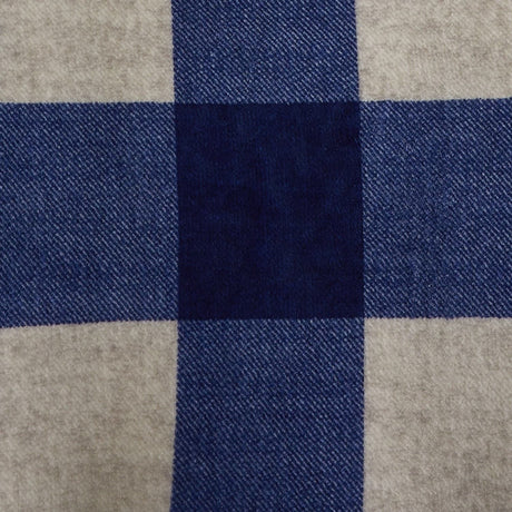 Theo Check Cosy Blue Duvet Cover Set - Cosy Theo Check Duvet Cover Set In Blue 4