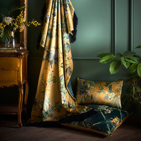Laurence Llewelyn-Bowen Cotswold Fantasia Dawn Cushion Cover - Gold - Cotswold Fantasia Dawn Cushion In Gold 30 X 50Cm 4