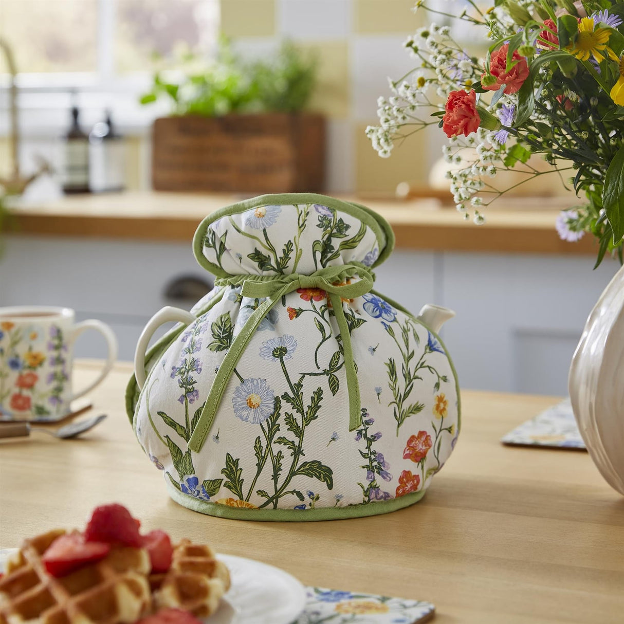 Ulster Weavers Cottage Garden Muff Tea Cosy - Cottage Garden Tea Cosy Muff In Multicolour 4