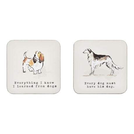 Ulster Weavers Country Dogs Coasters 4 Pack