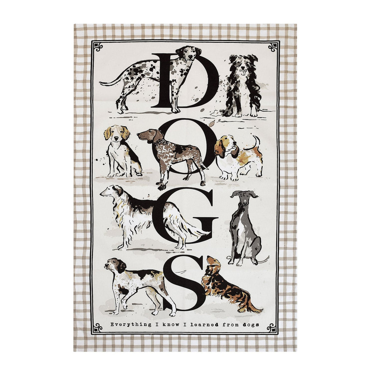 Ulster Weavers Country Dogs Tea Towel