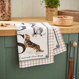 Ulster Weavers Country Dogs Tea Towel - Country Dogs Cotton Tea Towel In Brown 2